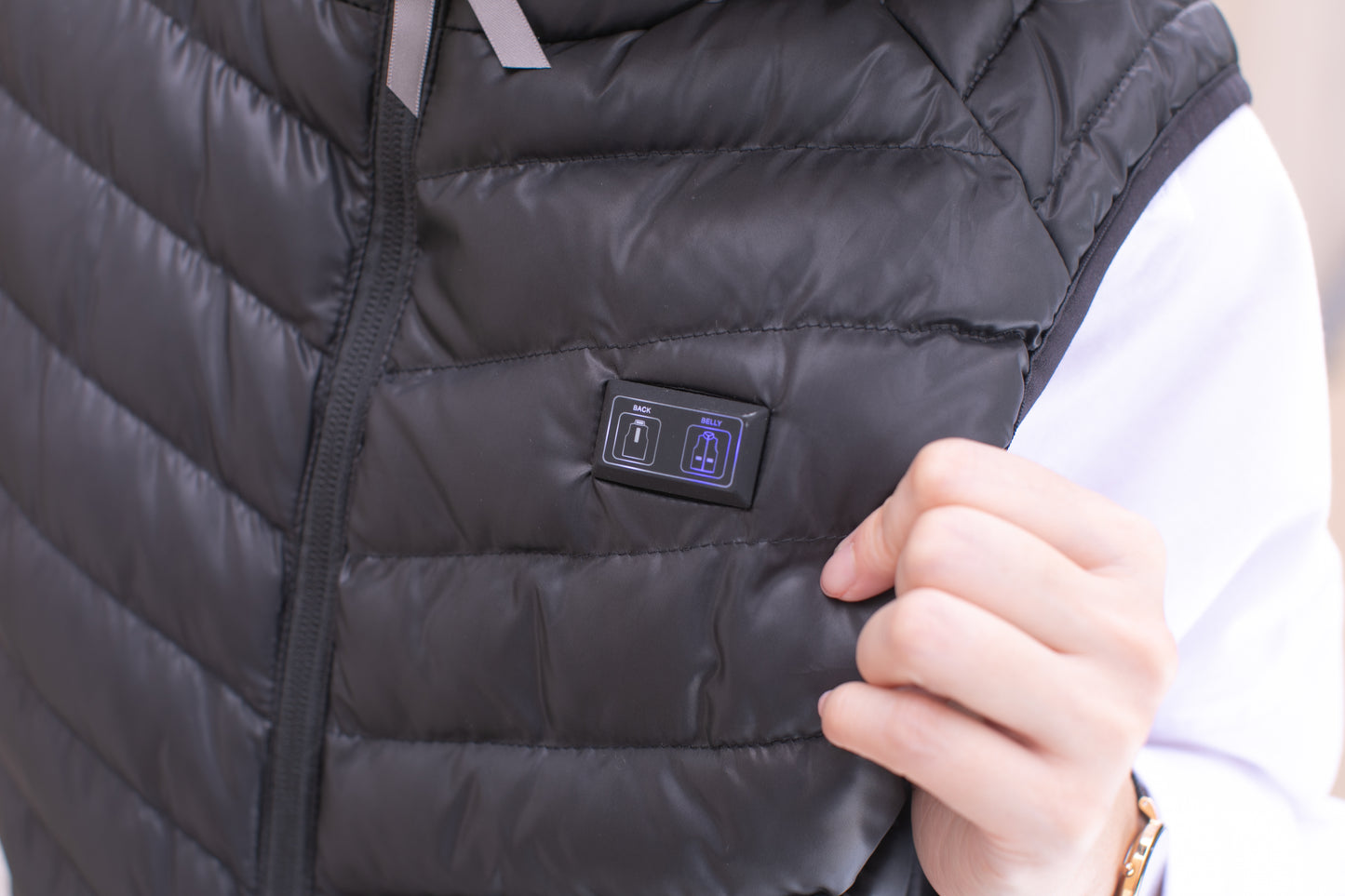 雙導向發熱背心 成人(黑)男女親子款