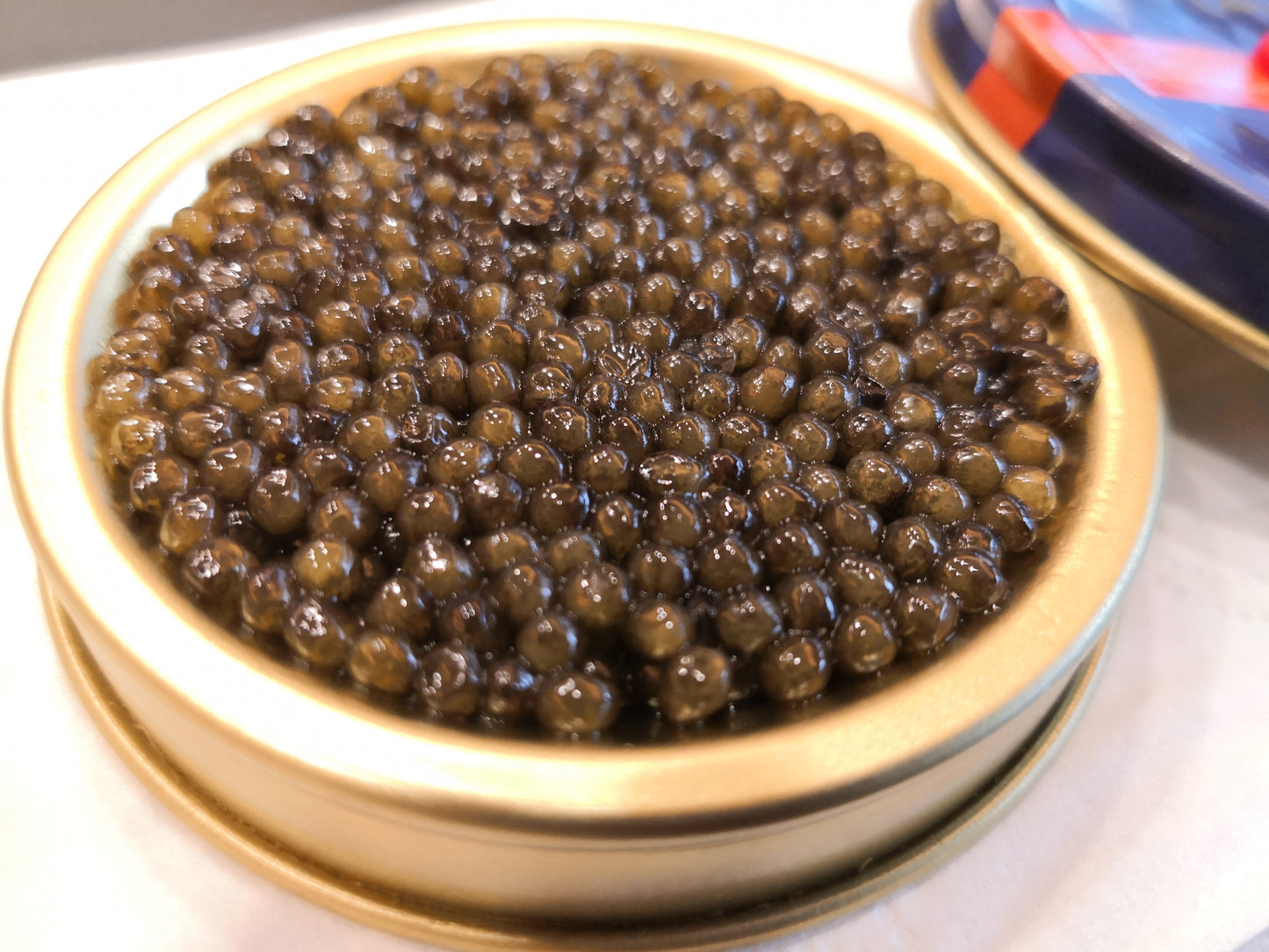 ICC 12年帝王魚子醬 30G X4罐禮盒裝配法國香檳750 ML一支